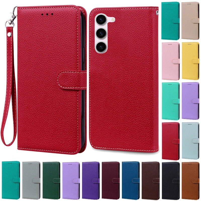 Leather Wallet Flip Case for Samsung Galaxy S24 - Enhanced Protection & Stylish Design