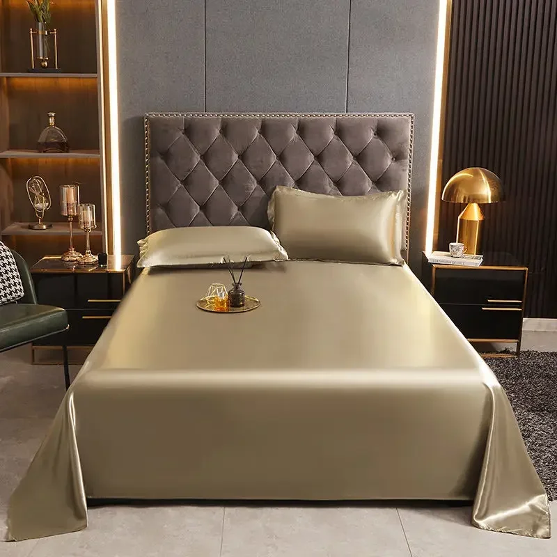 DoublesidedIceSilkBedSheetSleepNakedInSpringAndSummerRight