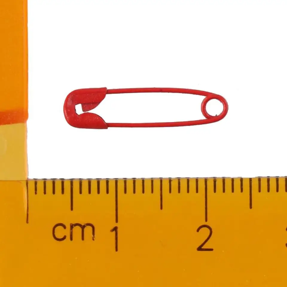 250 Alfileres De Seguridad Pequeños 19 Mm - Ideales Para Costura, Manualidades, Joyería DIY Y Fijación De Ropa, Color Blanco