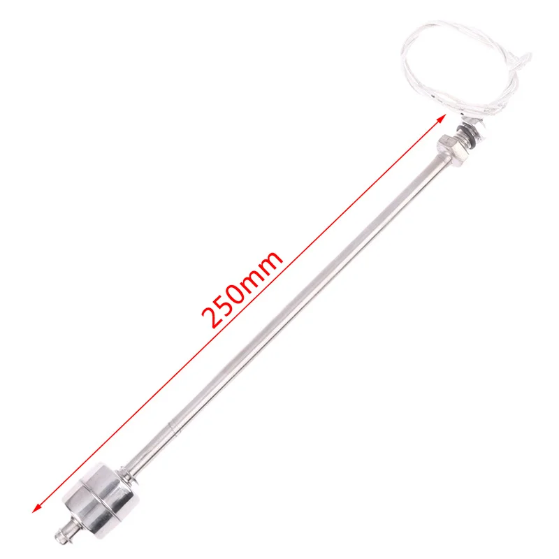 Description Picture 5 of item45/75/250/300/350mm Stainless Steel Float Switch Tank Liquid Water Level Sensor Double Ball Float Switch Tank Pool Flow Sensors