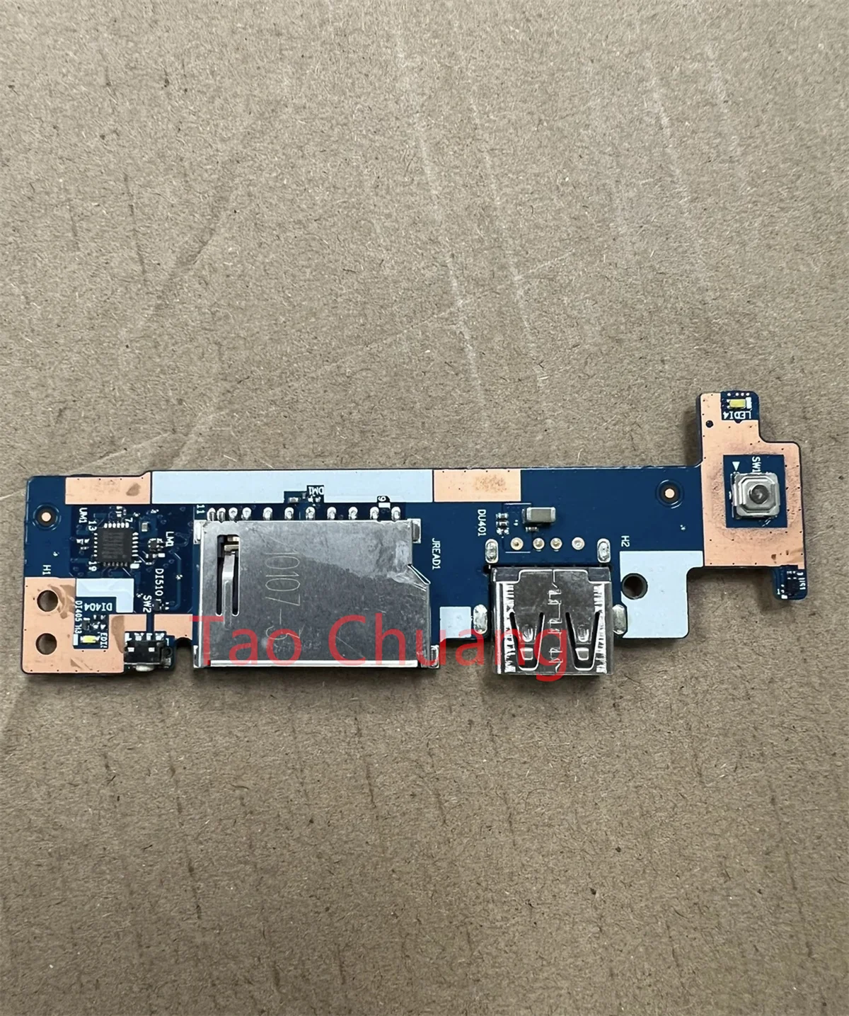 para Lenovo Ideapad 315itl6 15s Itl Alc Leitor de Cartão Usb Board Power Switch Button Board Hs560 Ns-d472