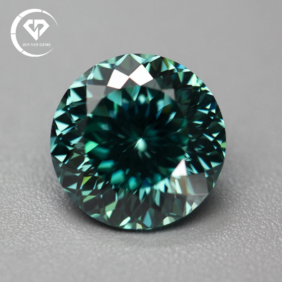 Top Emerald Green Love 100 Cut Moissanite Stone 100 Face Cut Moissanite Lab Diamonds Vvs1 Pass Diamond Tester Con Rapporto Gra