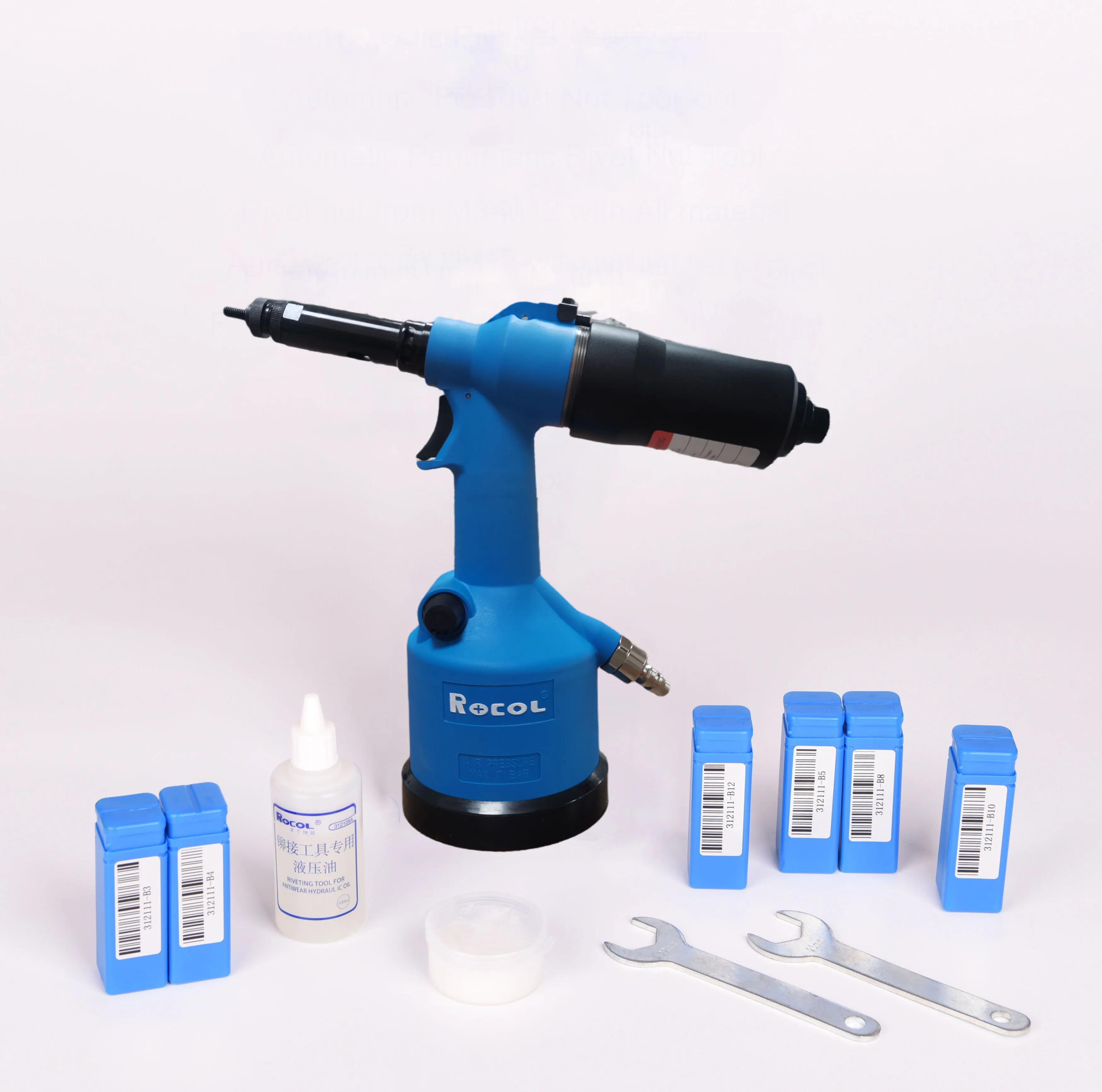 

M3-M12 Powerful Pneumatic Hydraulic Manual Nut Riveting Tool