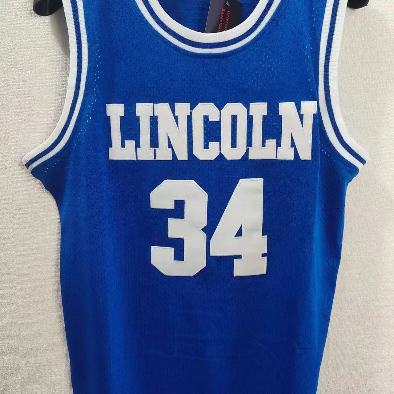 Mens Jesus Shuttlesworth Jersey Lincoln High School Jersey Ray Allen Film He Got Game Basketball Jerseys #34