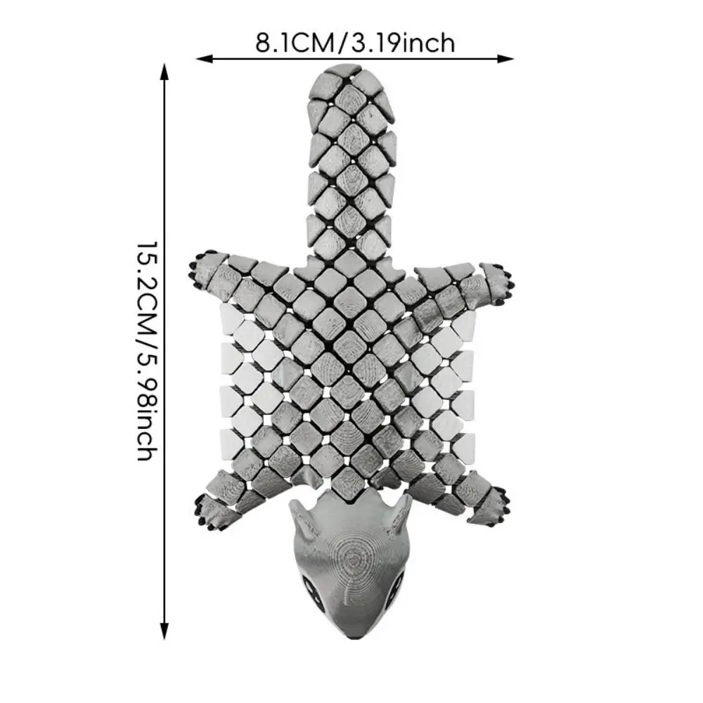 3D Printed Funny Flying Squirrel Toy with Movable Joints Creative Simulated Animal Model Adjustable Joints Cute