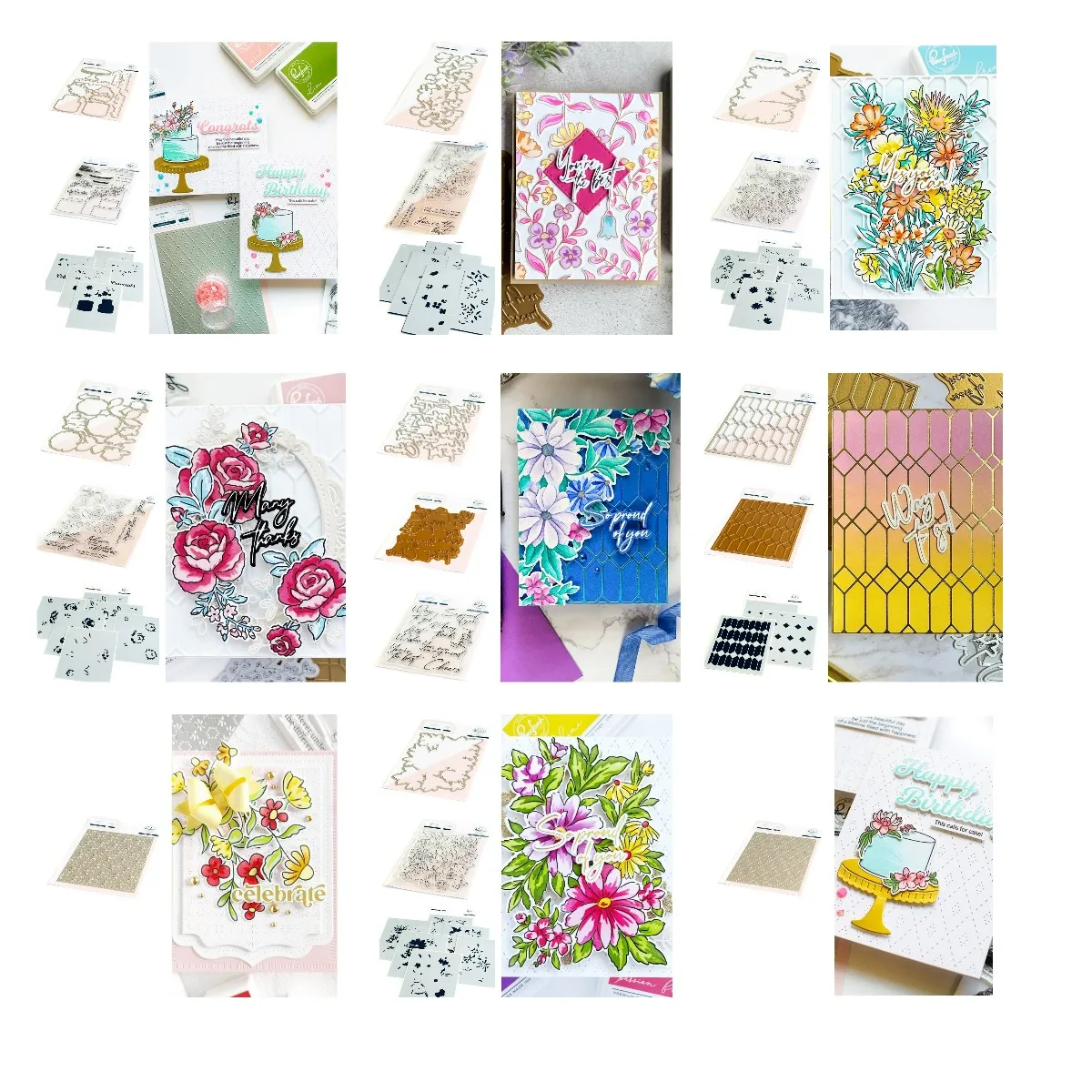 

Dies 2022 Arrival Celebrate Cake Flowers Clear Stamps Hot Foil Metal Cutting Die Stencils Decor Scrapbooking Diy Craft Cut Card