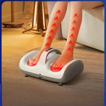 Electric foot massager with heat vibration Plug-in calf massager Home Use Relief from multifunctional pain for relaxation 1