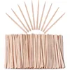 100pcs Disposable Waxing Wooden Tongue Depressor Body Hair Removal Stick Tongue Depressor 2