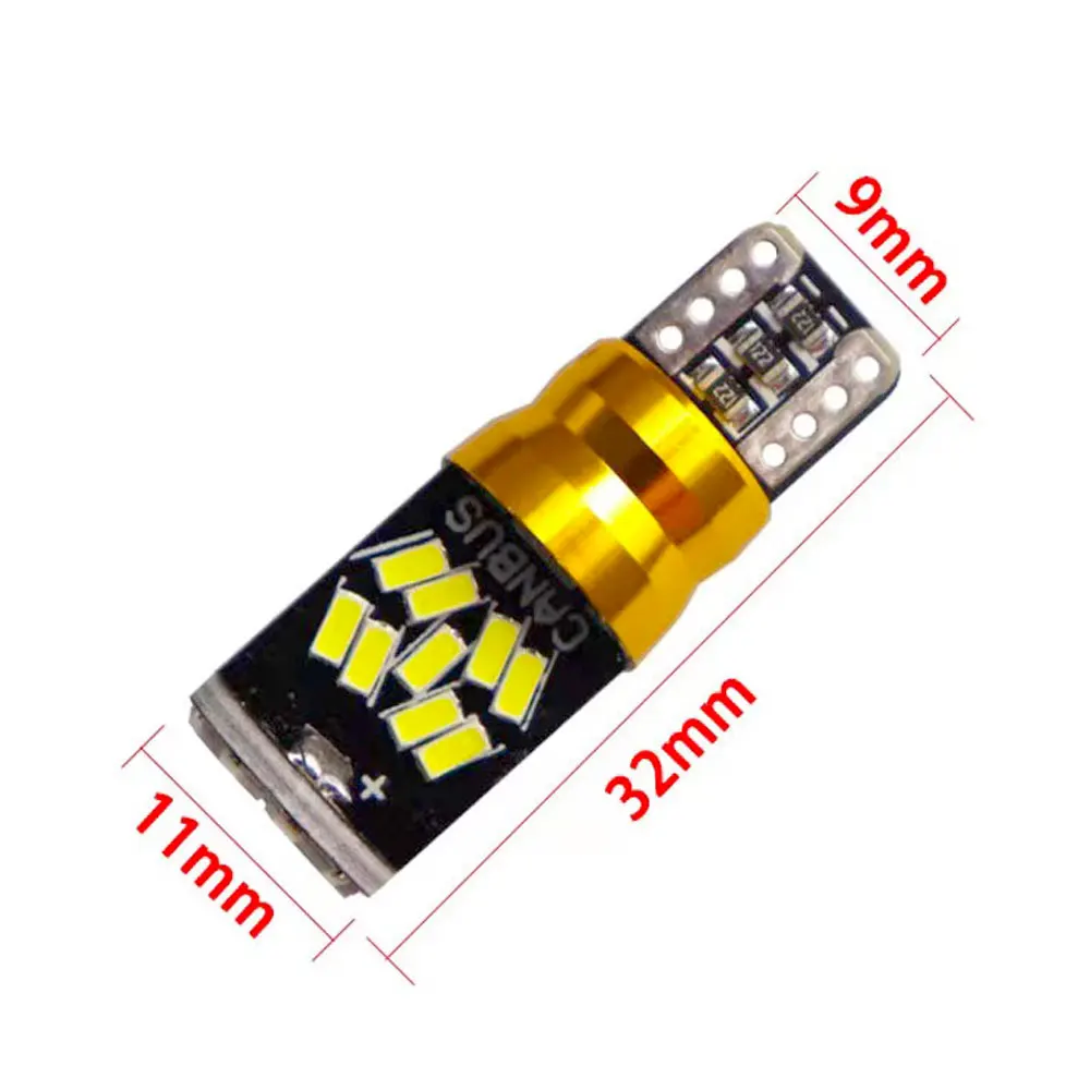 T10 Canbus 27 Smd 100 Led 0.3a 3014 w ؼ W5w   ڵ ׸ ȣ  , ڵ ׼ 12v, 3.6 