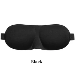 Ultimate 3D Contoured Sleep Eye Mask - Light Blocking Blindfold (Black)