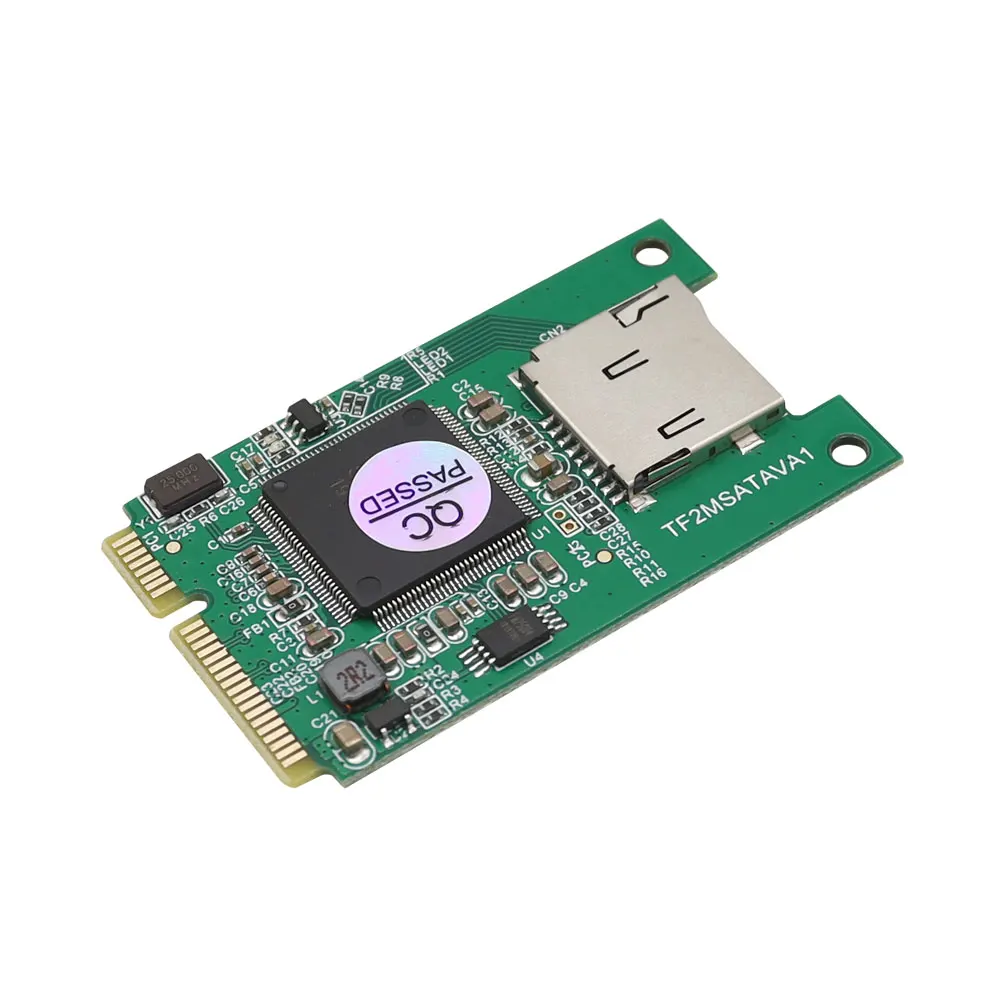Adaptador Micro sd tf Conversor Mini Pci e Ssd para pc Computador e Laptop Msata - Imagem 4