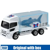 NO.69 Model 746829 Takara Tomy Tomica Osaka Shark Transporter Simulation Diecast Alloy Car Model Children's Toy Sold By Hehepopo 1