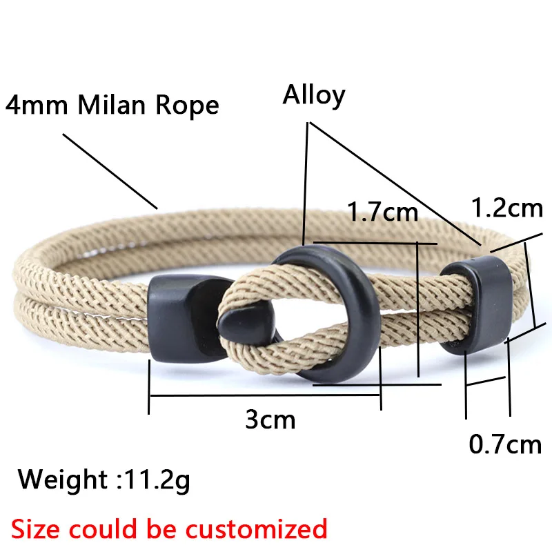 Paracord Rope Bracelet for Men Outdoor Camping