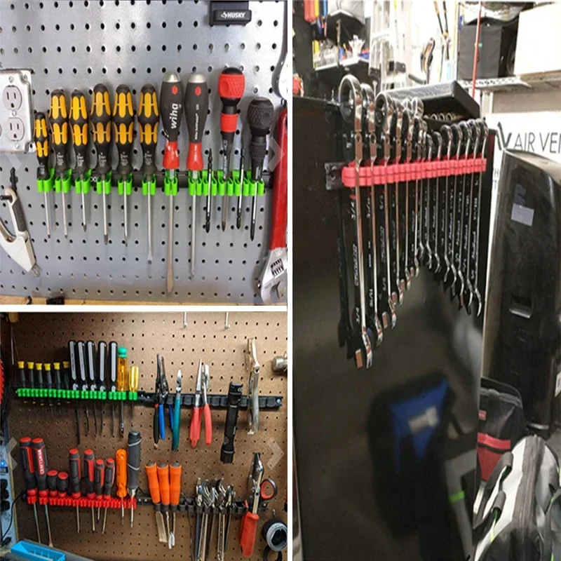 3PC Screwdriver Organizer Tool Holder Wall Organizer Wall Mount for Vice Wrench Plier Screwdriver Organization tool storage 공구정리 3