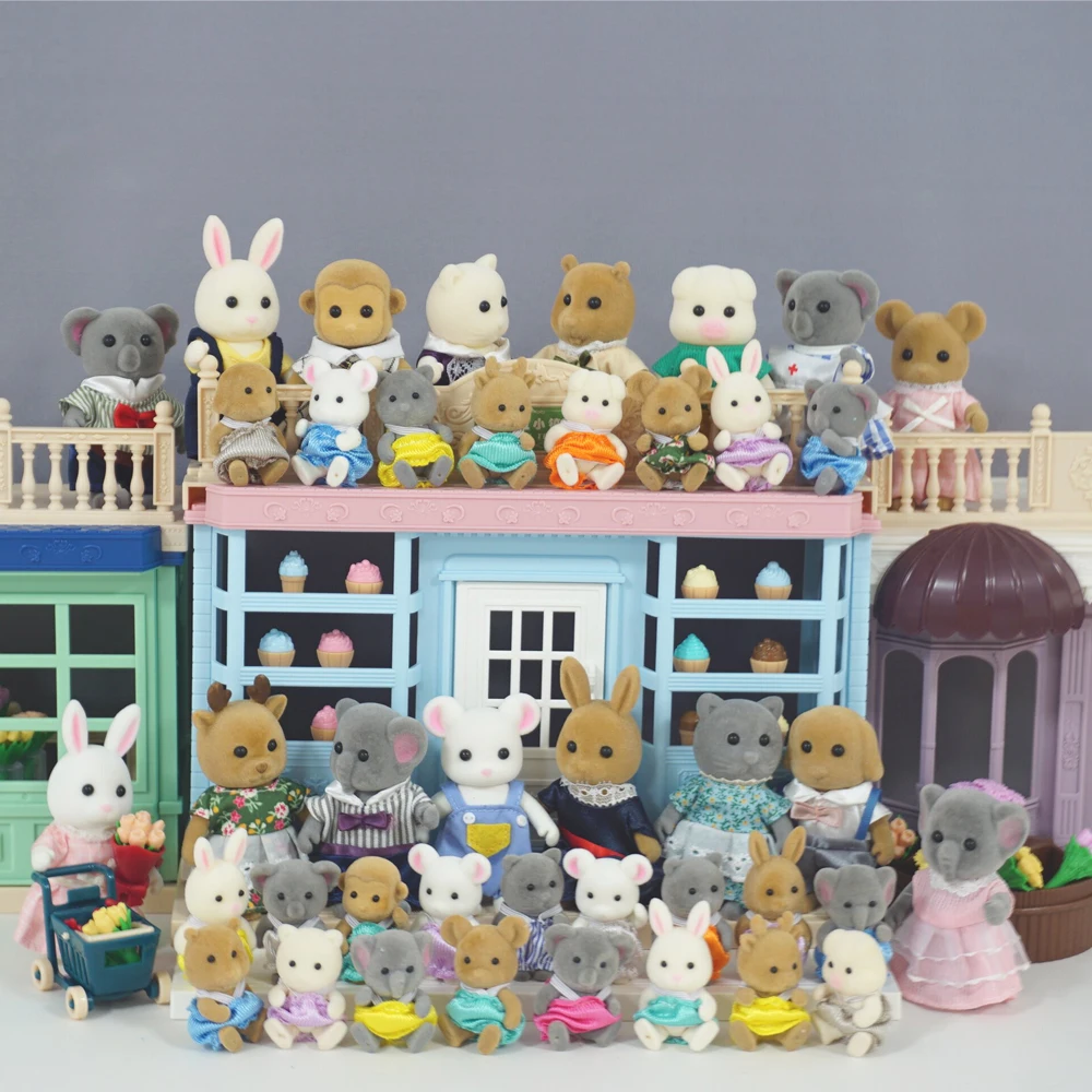 Dollhouse Miniature Accessories 1/12 Forest Family Home Furniture Collection Set Kitchen Cooking Pots For Children Girls Gift 6