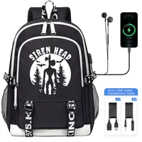 Siren head monster Children Backpack Hot Cartoon Boy Girl Student School Bags Teenager USB Charging Laptop Book Bag Mochila 1