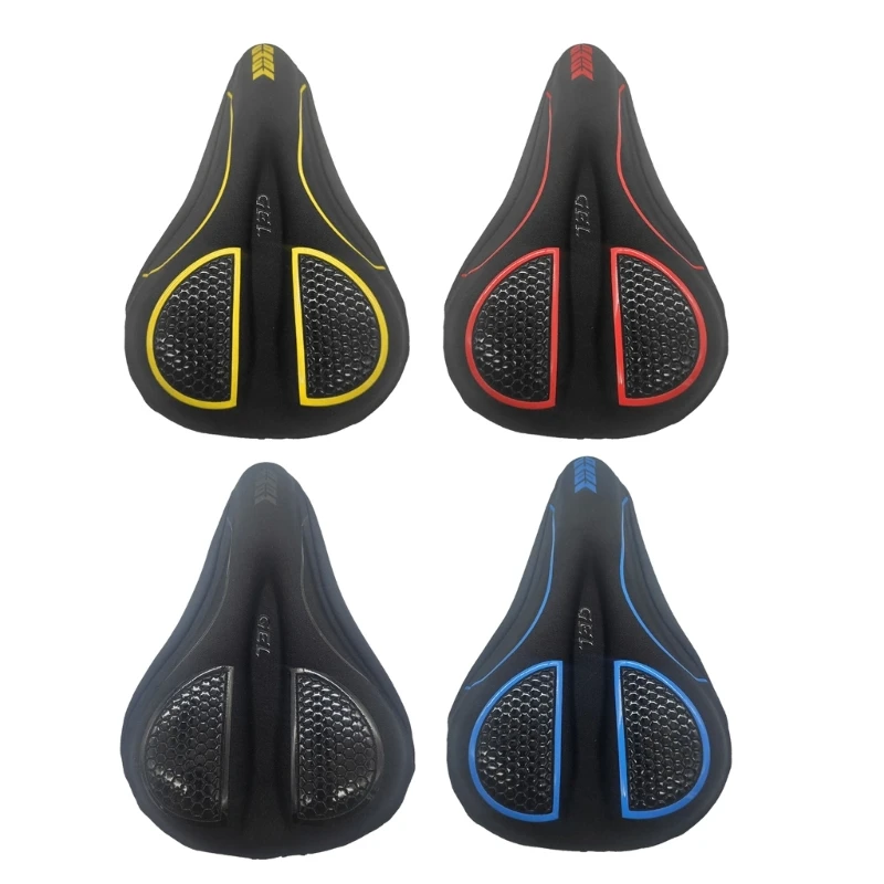 

Comfortable Bike Saddle Mountain Bicycles Cycling Silicone Cushion Pad