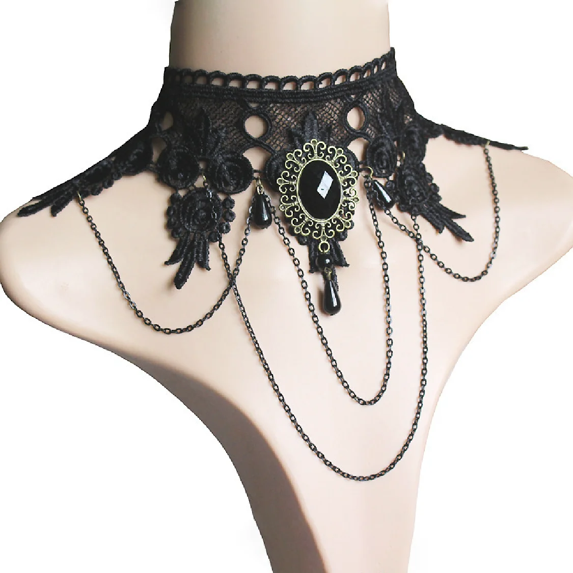 Korean Fashion Velvet Choker For Women Vintage Sexy Lace Necklace With Pendants Gothic Girl Neck Jewelry Accessories
