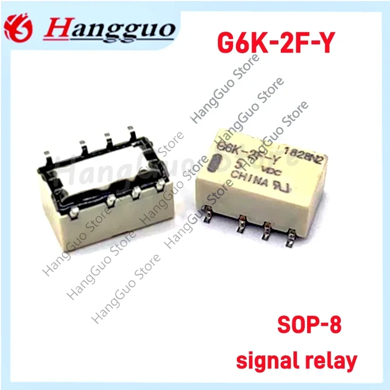 5pcs-10 teile/los neue original signal relais G6K-2F-Y-5VDC G6K-2F-Y-5 G6K-2F-Y g6k2fy G6K-2F g6k 2f 5vdc dc5v 5v sop-8 signal relais