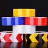 32.8ftx0.16ft Reflective Bicycle Stickers Self-Adhesive Reflectors Waterproof Warning Tape Strips For Car Bike Helmet Motorcycle 4