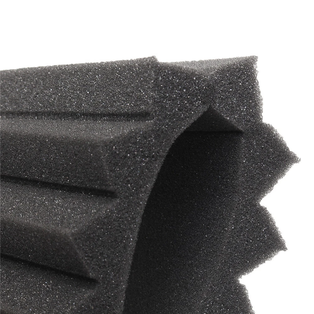 Make friend 12PCS 300x300x25mm Acoustic Foam Sound Insulation Panels for KTV Bar Soundproofing Studio Wedges Sound Proofing