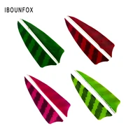 50Pcs IBOUNFOX Arrow Feathers 3 Inch Hunting Turkey feathers for Arrow Archery DIY Accessories Shield Right/ Left Wing 1