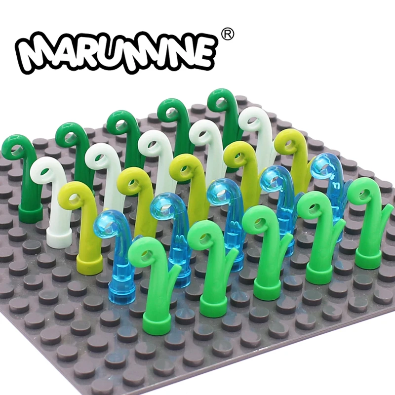 

Marumine Moc Plant Grass Stem Handle Green 15279 50PCS Plant Building Blocks Bricks Parts Compatible with Assembles Particles