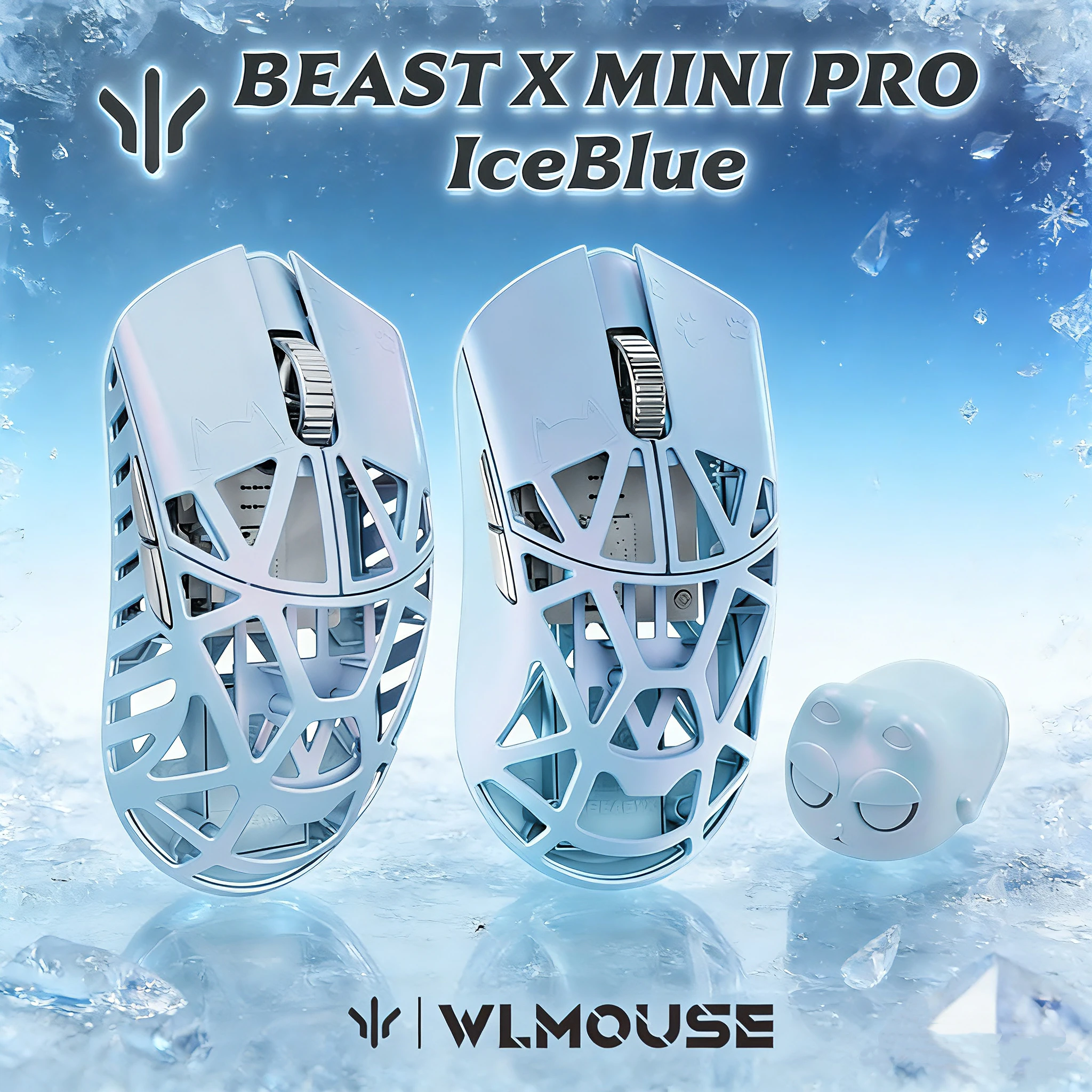 WLMOUSE BEAST X MINI PRO IceBlue Omron light Magnesium Gaming