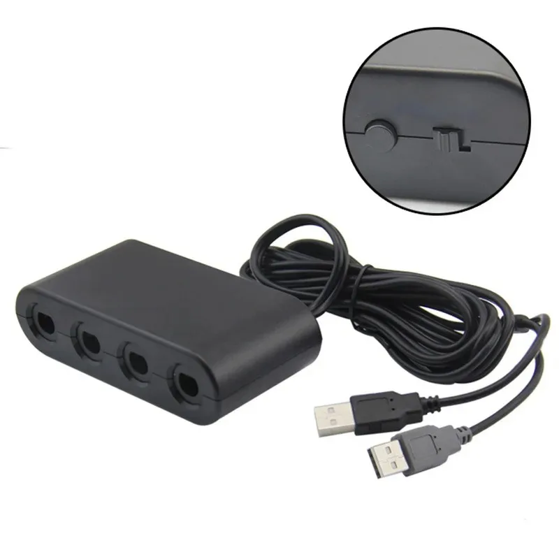 3 in 1 Adapter Connector for Game Cube Controller Converter NGC Gamepad