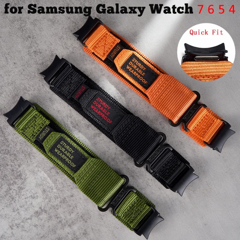 Seamless Nylon Smartwatch Strap Bracelet - No Gaps Design