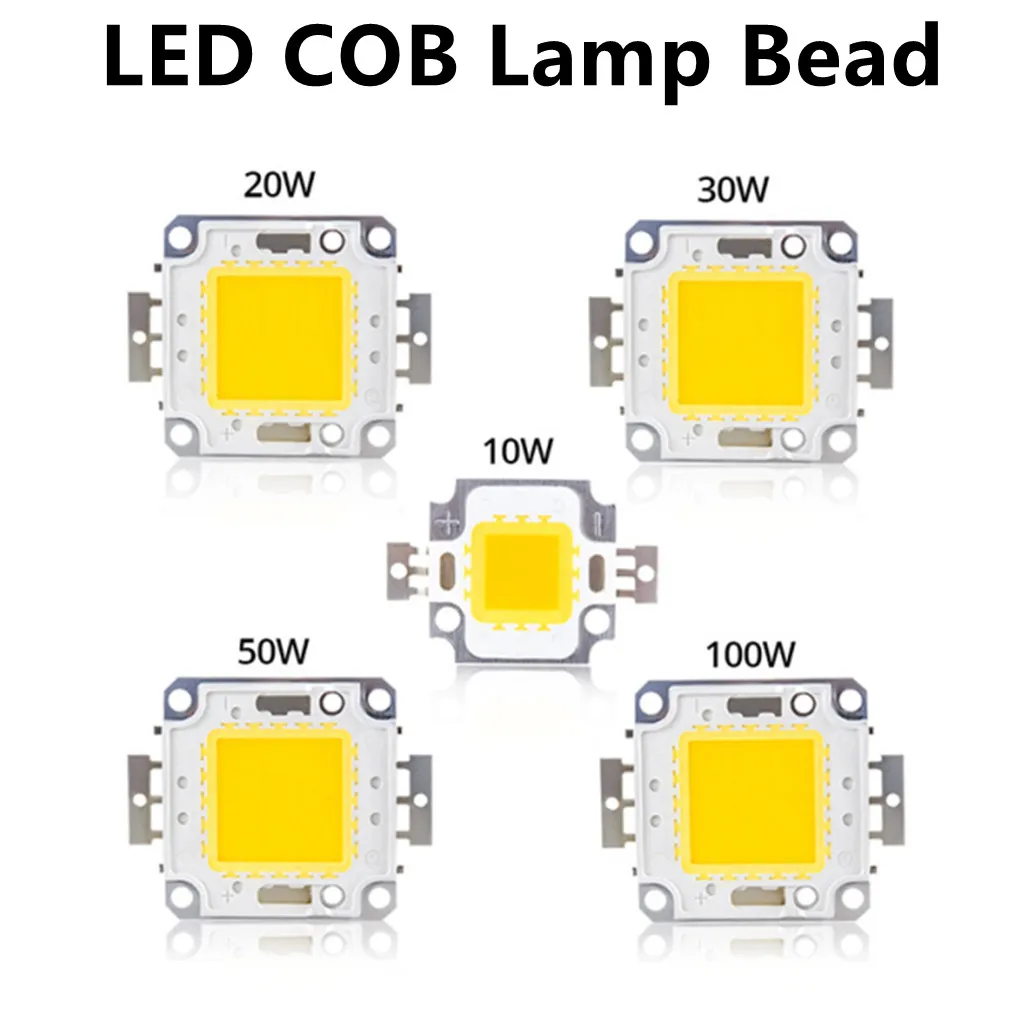 LED Lamp LED Chip LED Lamp Bulb LED Lamp Beads LED Flood Light 10W 20W 30W 50W 100W LED Chip Lamp Beads DC 9-12V 30-36V COB Integrated Matrix Diode for DIY Floodlight Spotlight