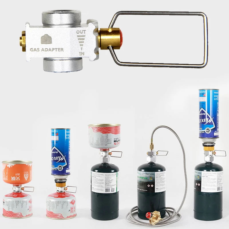 Outdoor Camping Stove Tank Gas Refill Adapter Mapp/isobutane/butane
