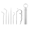 Toothpick Set Tooth Flossing Reusable Titanium Toothpicks Portable Stainless Steel Toothpick Floss Teeth Cleaner Oral Cleaning 5