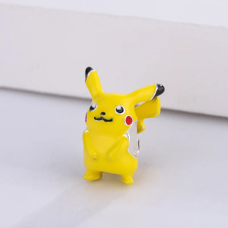 MINISO Pikachu Pica Pica Pendant 925 Silver Charm Fit Original Brand Bracelet Bangle Diy Dangle Women Girl Jewelry Brithday Gift 5