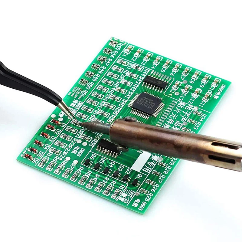 납땜 연습 4 피스 세트 SMD 회로 기판, LED 전자 SMT 부품, DIY PCB 키트, 프로젝트 도구, 기본 납땜 키트