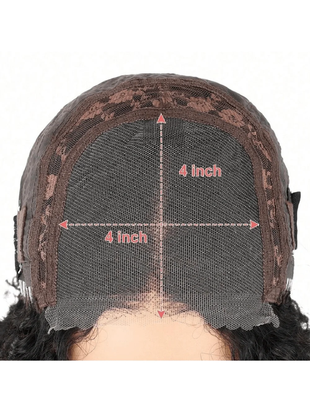 Bangs 4x4 Lace Closure Human Hair Straight Wigs Human Hair Pre Plucked with Baby Hair Unprocessed Virgin Wig 220%