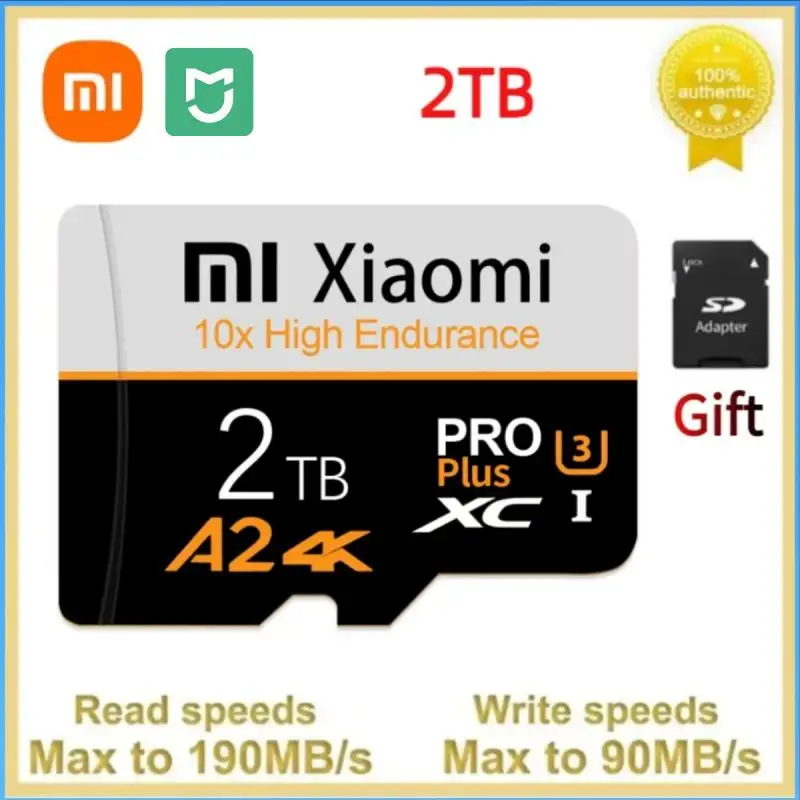 Xiaomi Mijia 2Tb 1Tb Micro Memory Sd Card 128Gb 256Gb Sd Card Sd/Tf Flash Card Memory Card Cartao De Memória Per Nintendo Switch