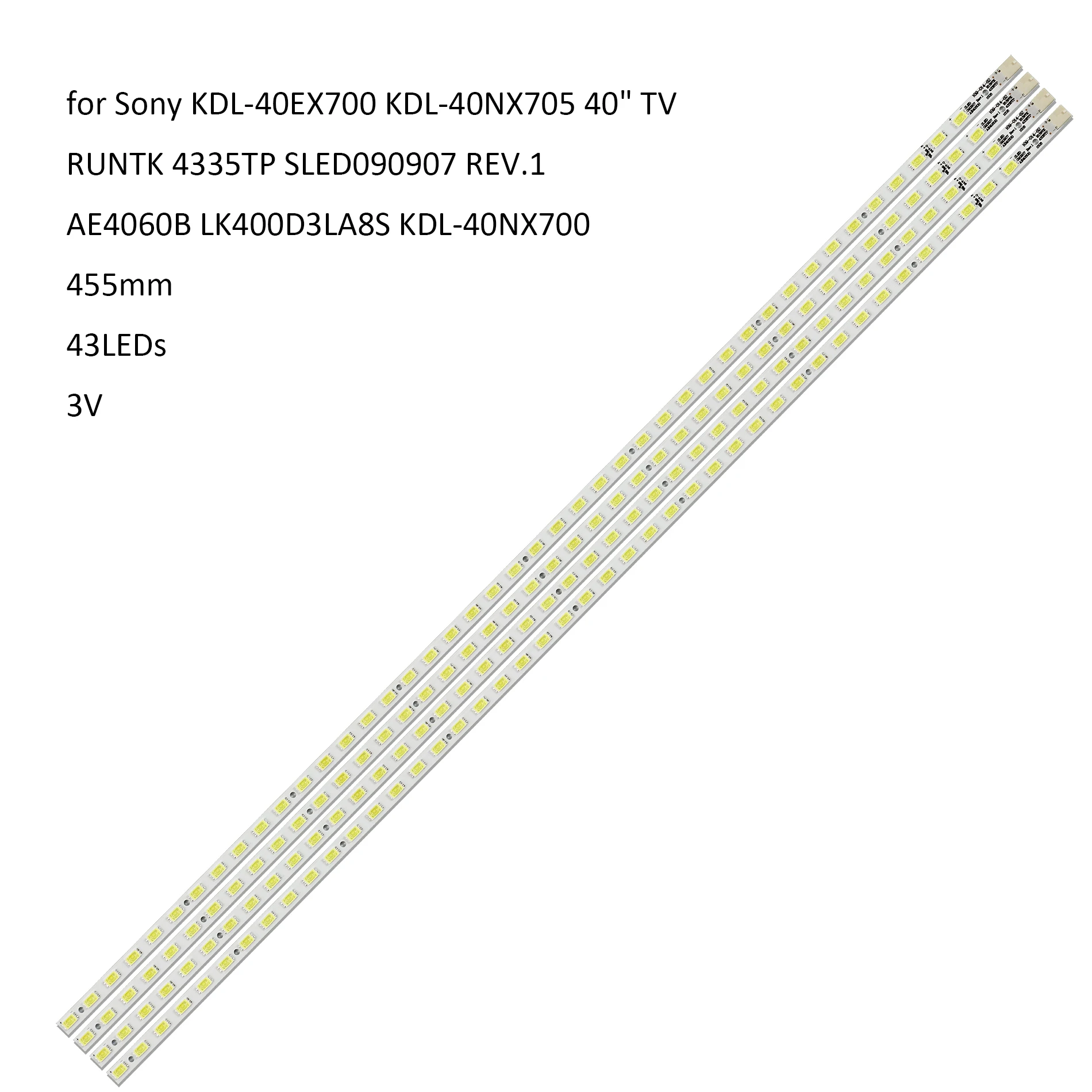 Tiras de retroiluminación LED for TV 50UN6950ZUF 50UM7500PSB