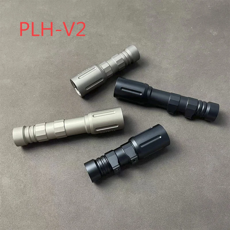 Tactical PLHv2 Mod-lit Long or Short Flashlight SST40 White LED With Airsoft Hunting Weapon Original Marking Scout Light