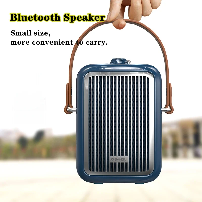

Family Desktop Creativity High Quality FM Radio Outdoor Mobile Portable Stereo Wireless Bluetooth Hands-free call Radio Speaker