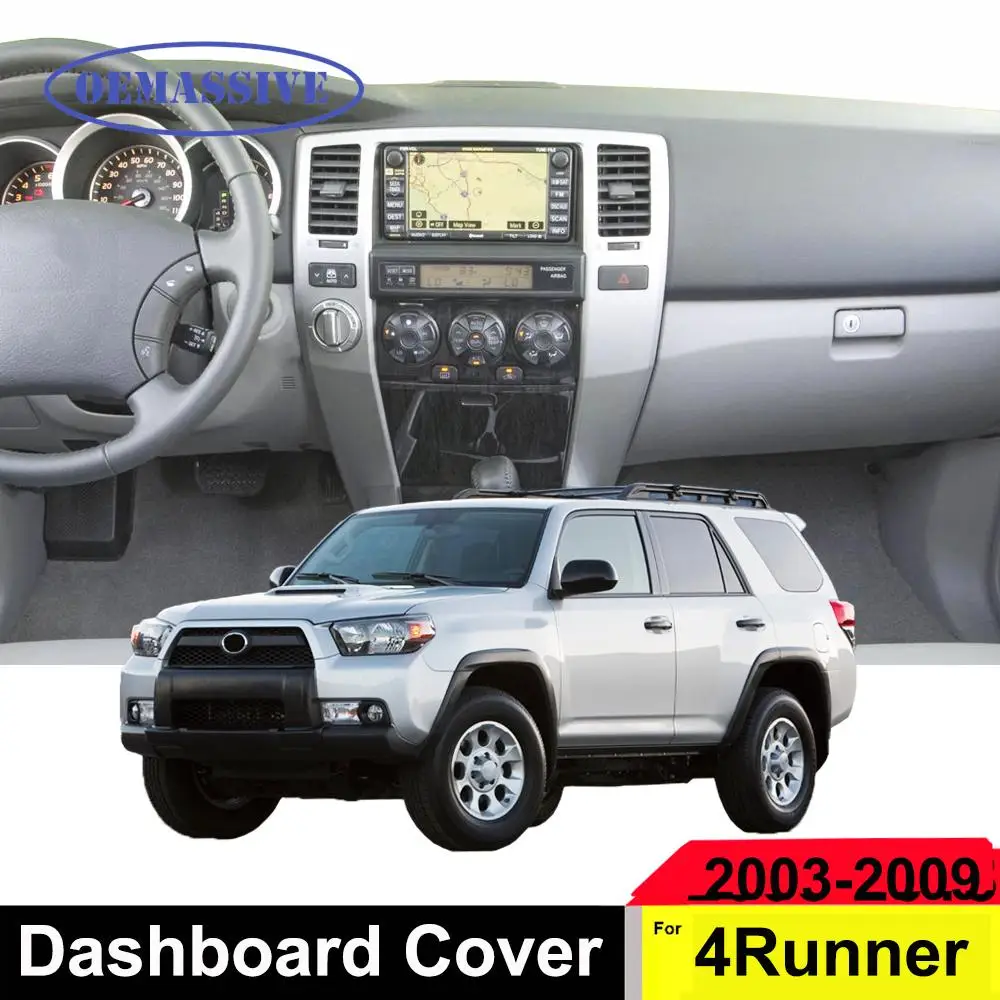 OEMASSIVE Toyota 4Runner 4.0L / 4.7L 2003-2009 Dashmat Dashboard Cover Dash Mat Pad Sun Shade Dash Board Cover Carpet 2004