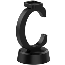 Universal Smartwatch Charging Dock with Integrated Cable for Huawei and Honor Watch Series (Black)