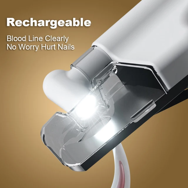 Professional Pet Nail Clippers with Led Light Pet Claw Grooming Scissors for Dogs Cats Small Animals Paw Nail Trimmer Pet Supply 2