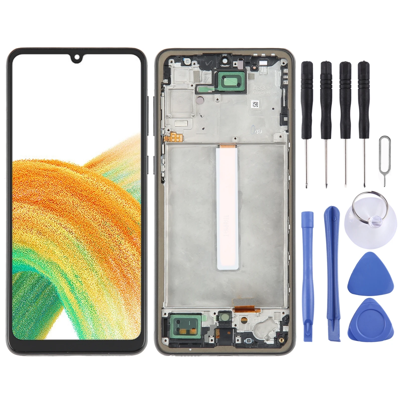 

100% Test OLED LCD Screen for Samsung Galaxy A33 5G SM-A336 Digitizer Full Assembly with Frame