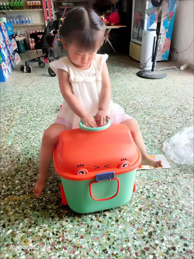 

Children's Toy Storage Box With Wheels Household Large Capacity Movable Clothes Sorting Storage Cabinet Organizer Home Furniture