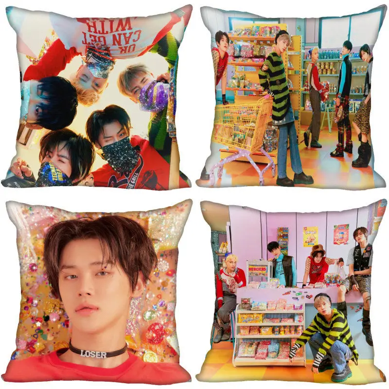 TXTKPOPPillowCaseForHomeDecorativePillowsCoverInvisible
