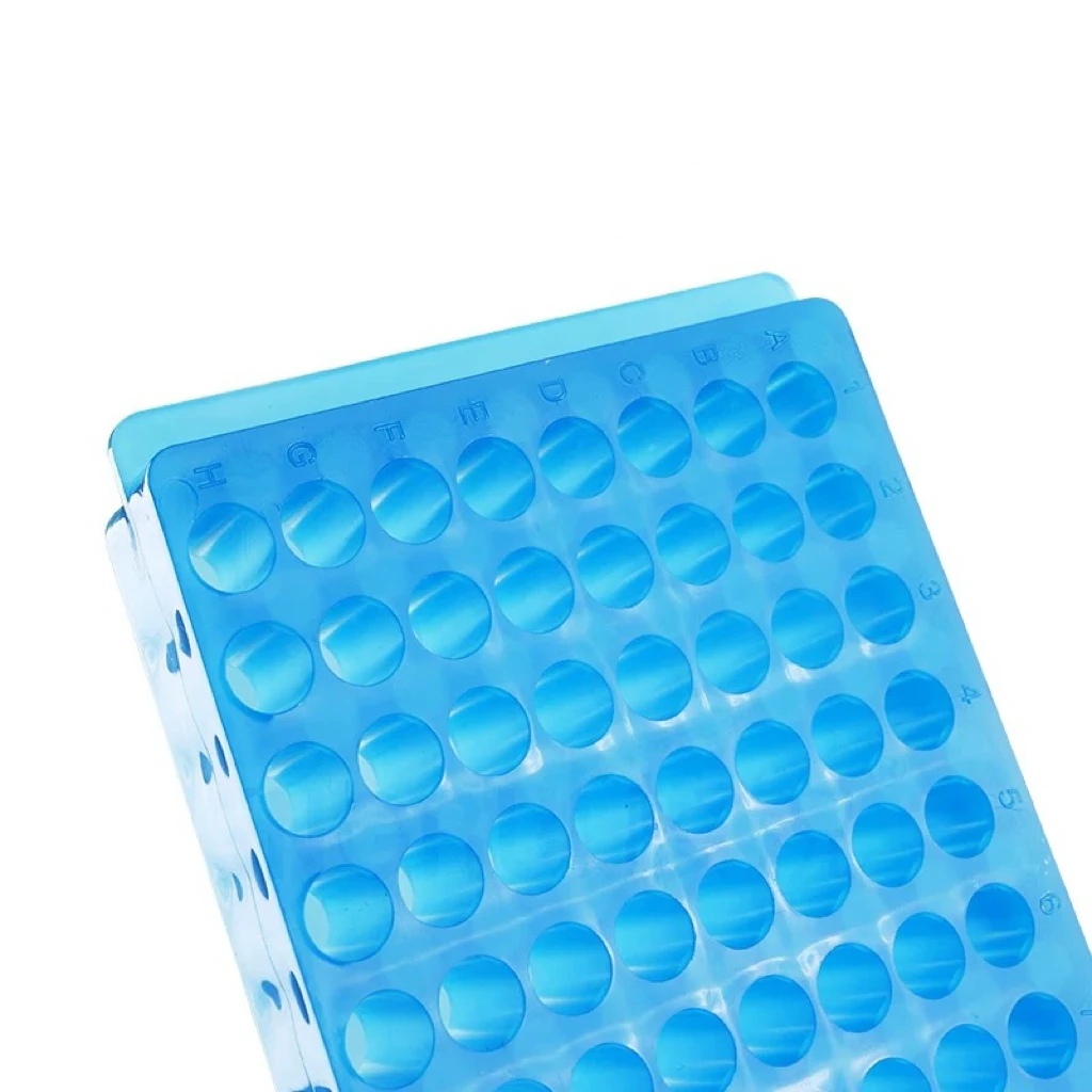 1Pcs 24/32/60/80/96 Holes Double-sided Plastic Centrifugal Pipe Rack Lab PCR /EP Tube Holder 0.5/1.5/2ml Centrifuge Tube Shelf