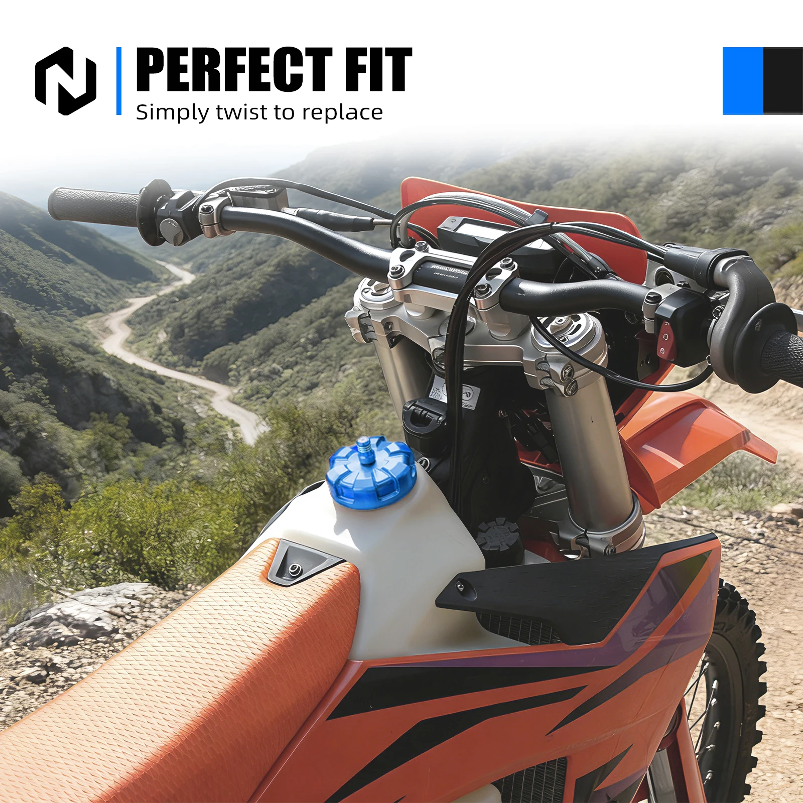 NICECNC Für KTM EXC 300 2014-2026 EXCF 350 XCF 350 XCW 300 XCF-W 450 500 XW-F Kraftstofftankdeckel Für Husqvarna TE 300 GasGas EC 300 – Detail 13