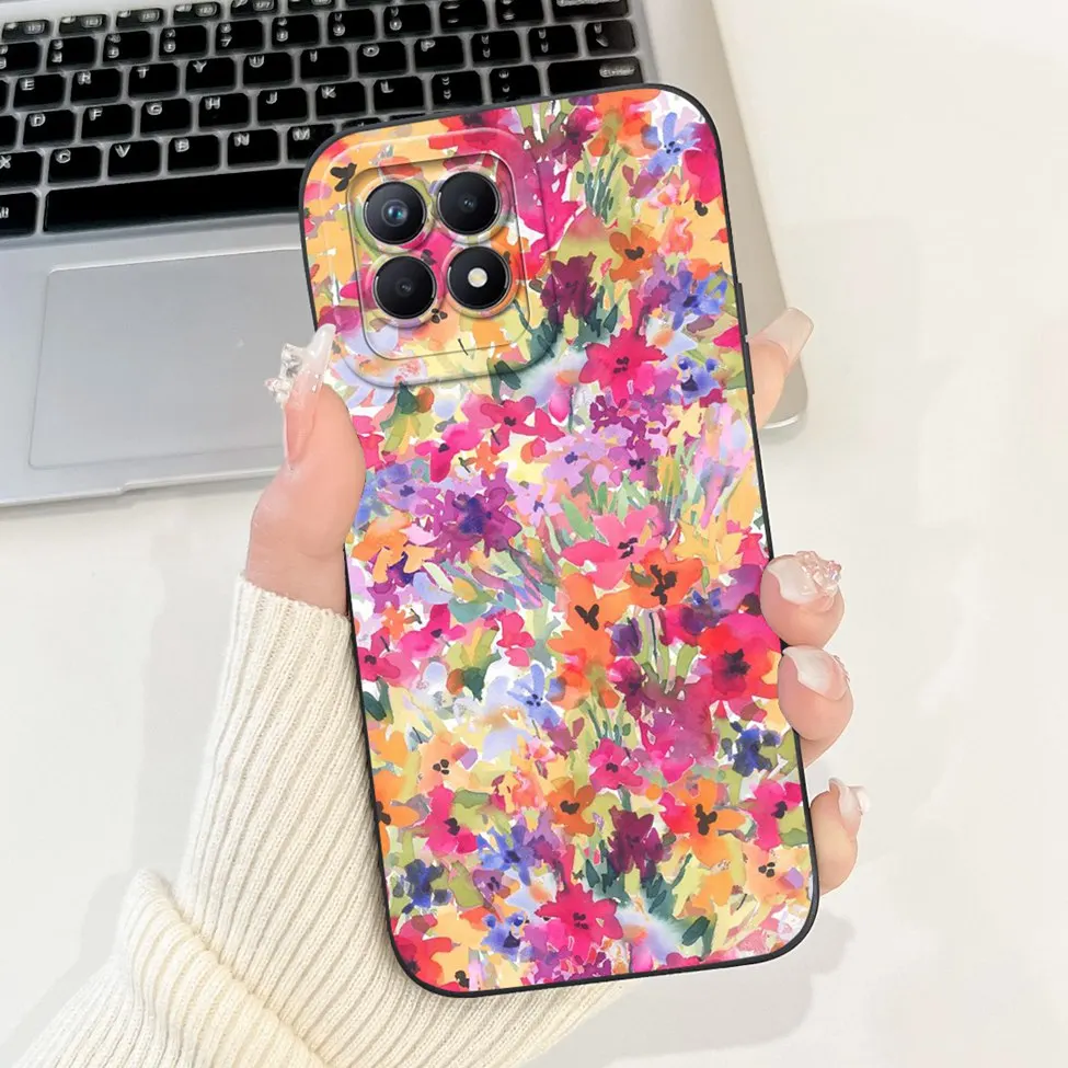 Shockproof Cute Cat Panda Rabbit Fashion Flowers Love Phone Case Cover