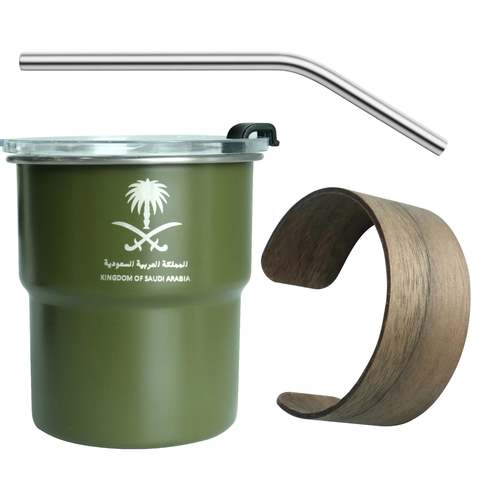 Saudi Arabien Wappen Edelstahl Bierbecher Mit Deckel Für Camping_voghion.com